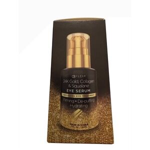 Clear Beauty 24K Gold Collagen & Squalane Eye Serum Anti-Aging Treatment 1oz